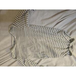Touched by Nature Baby Bodysuit 18M Organic Cotton Striped